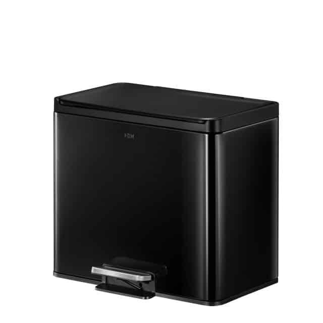 Essential Recycle Step Bin 20 9l Black