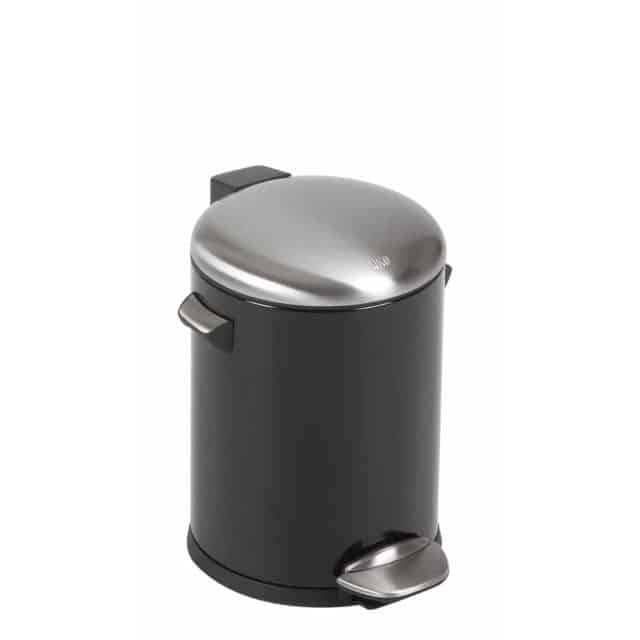 Belle Deluxe Step Bin 5l Black