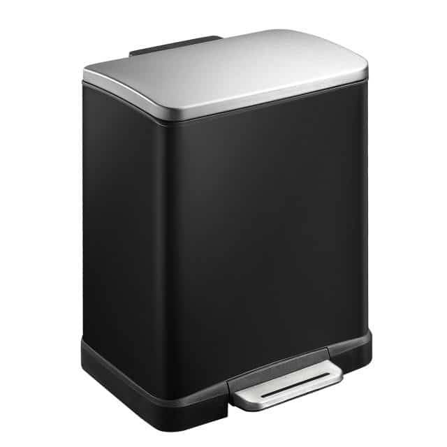 E-Cube Step Bin 12L Matt BlackE-Cube Step Bin 12L Matt Black