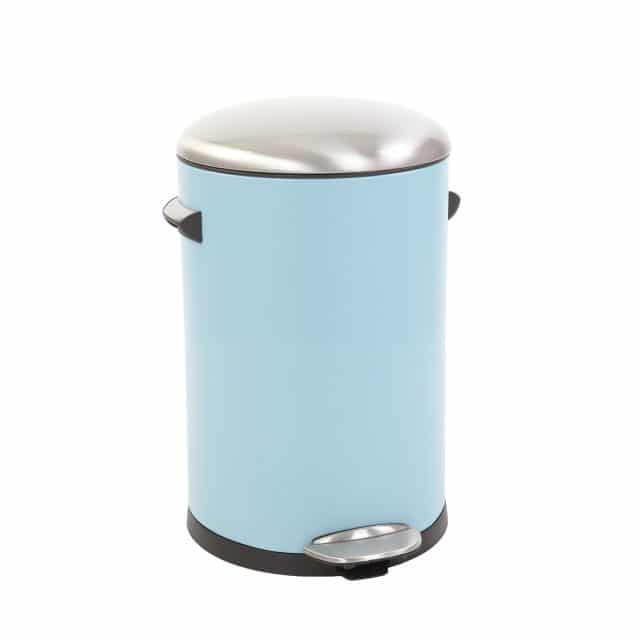 Belle Deluxe Step Bin 12L Light Blue