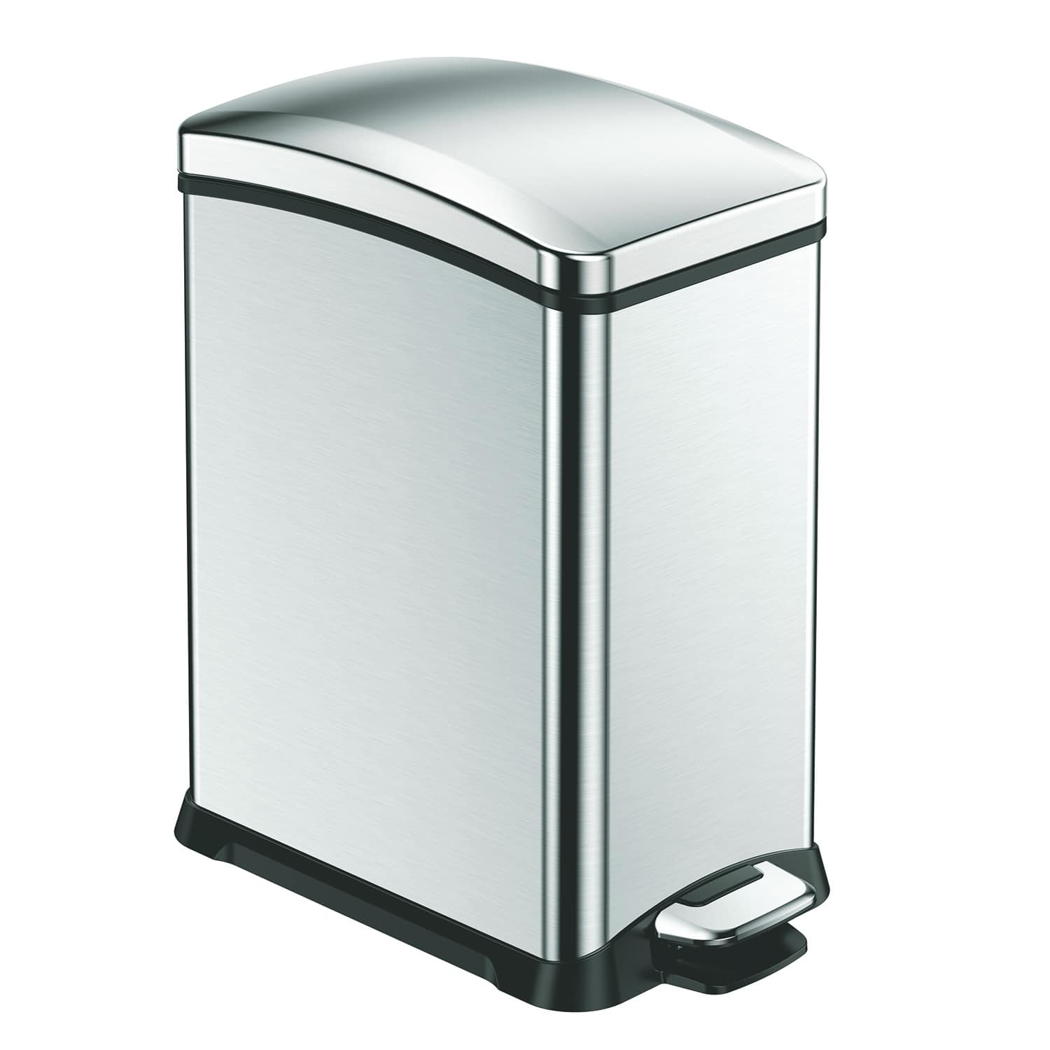 Poubelle Recycle Rejoice Step Bin 2x30L Inox Mat,EKO