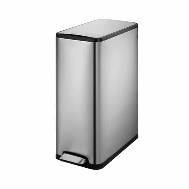 Ecoslim Recycle Step Bin 20+20L Matt s/s