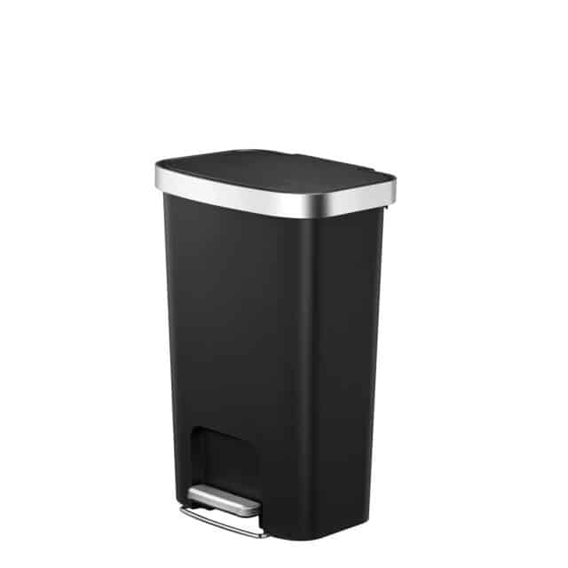 Hana 1 Pedal Bin 2 215 25 L Black Plastic